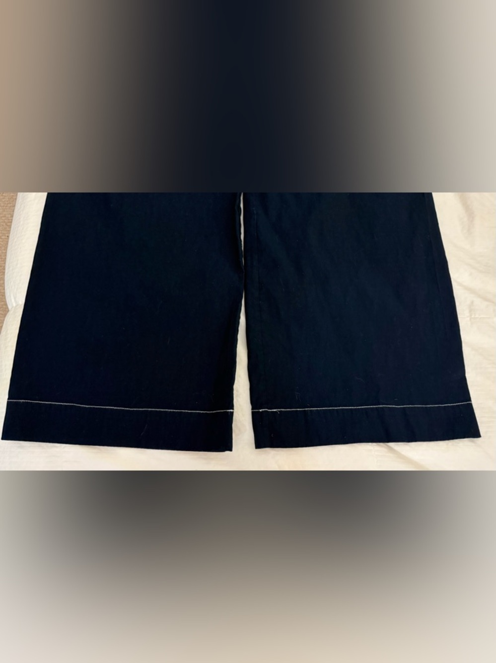 💜Maeve The Colette Contrast-Stitch Wide-Leg Pants | Size 33 - Picture 9 of 11